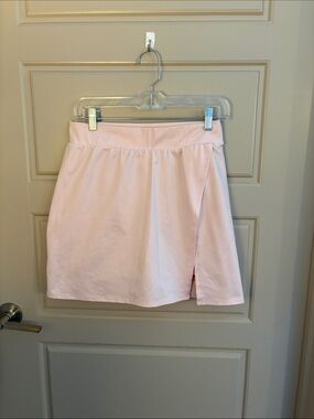 ZELOS Pale Pink Tennis Skirt with Shorts